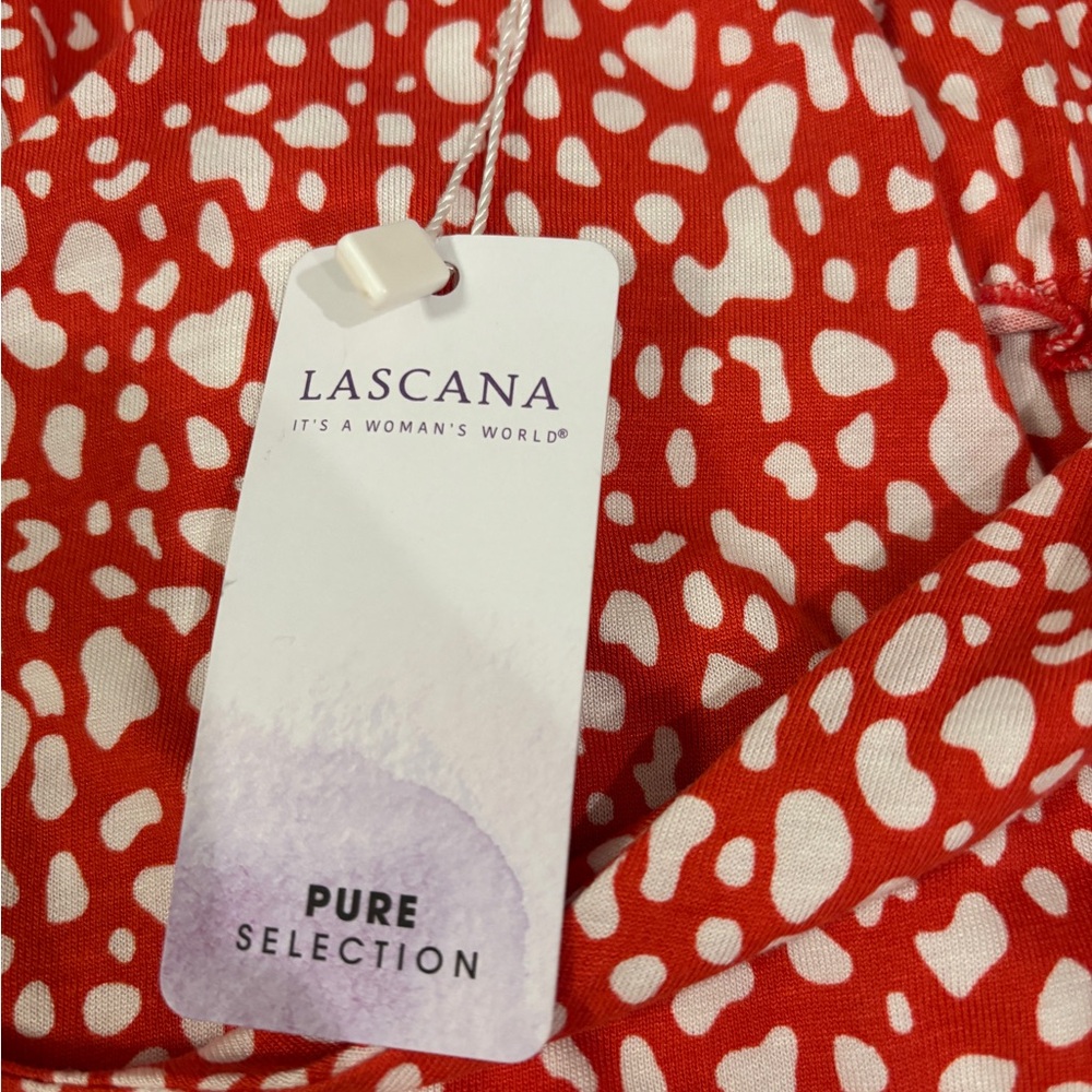 Burnt Orange and White Lascana Dress size 36 brand new with tags! - Picture 4 of 7
